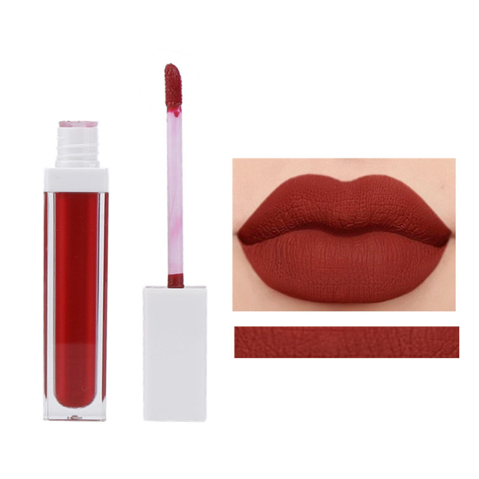 LUODU Rare Beauty Nearly Berry Girls Lip Rose Lipstick Heart Lip Gloss