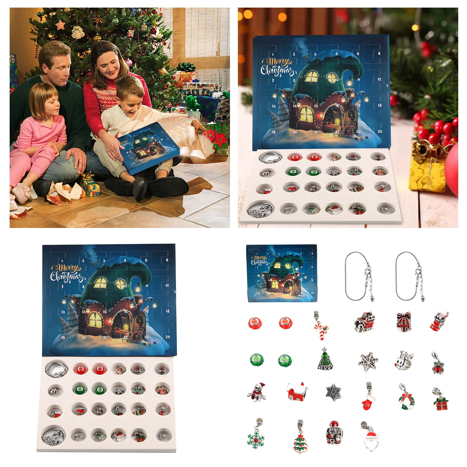 LUODU Shower Timer Shut off Christmas Countdown Calendar Makeup