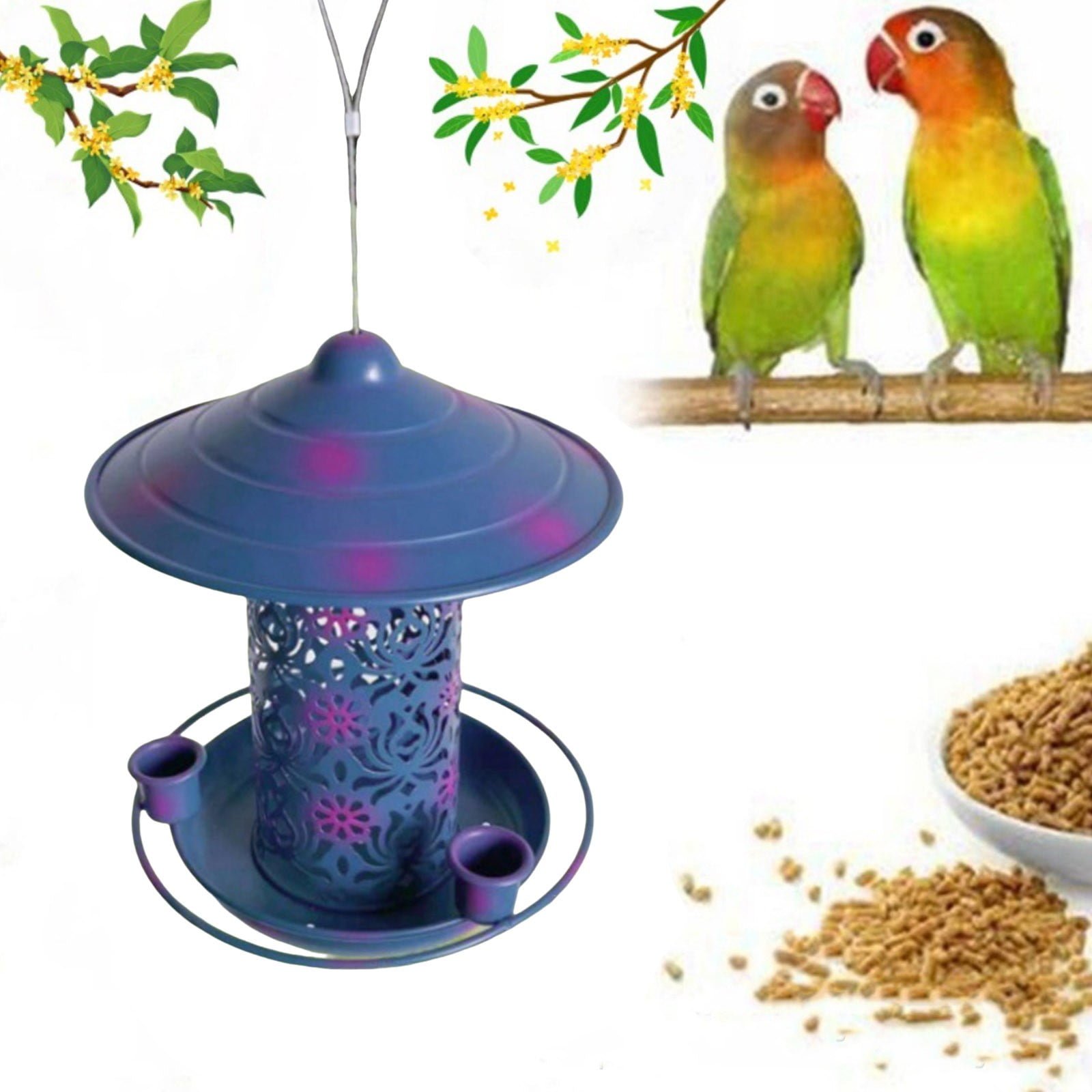 LUODU Suet Cake Holder Large Birdseed Outdoor Crow Feeders for outside
