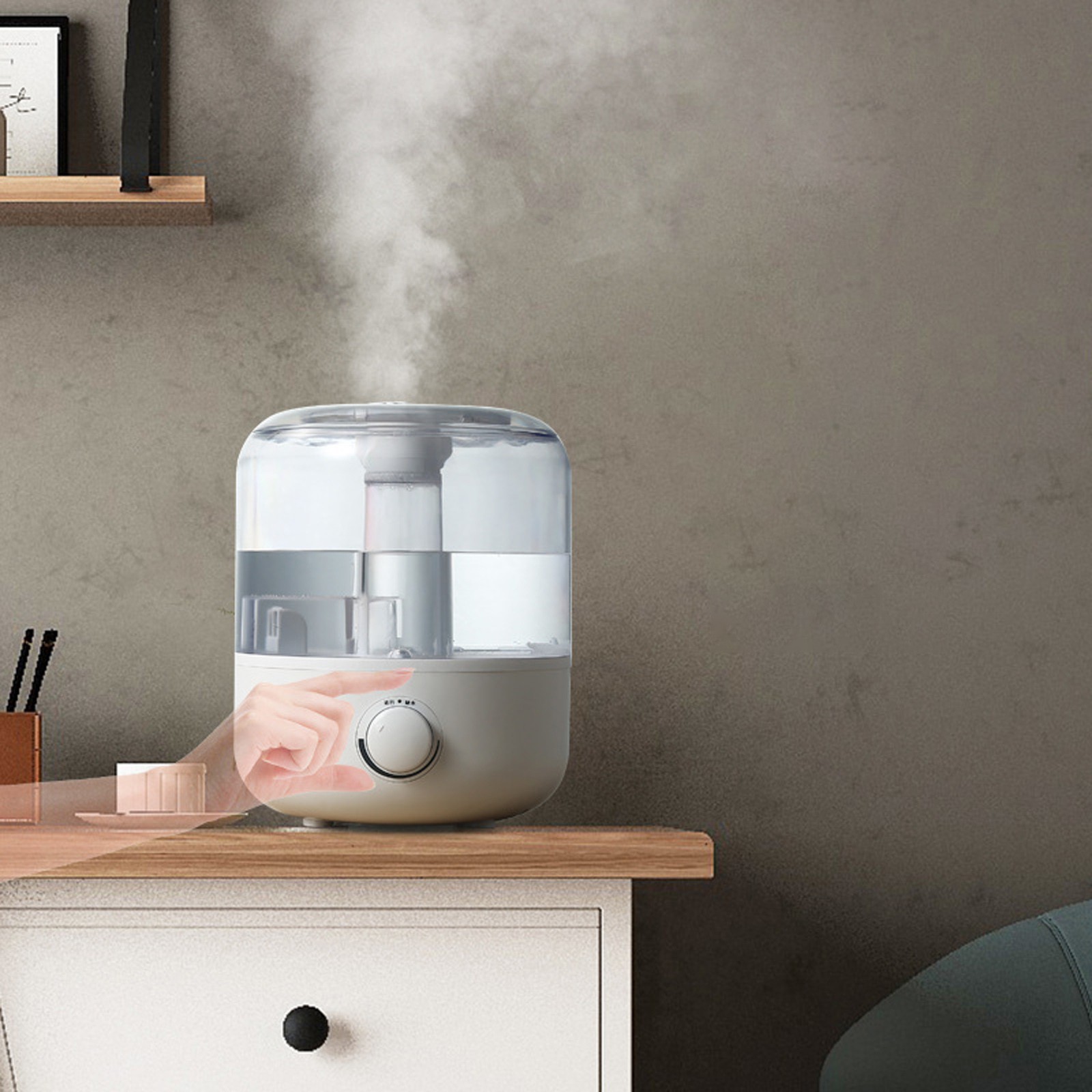 LUODU Warm Humidifiers for Home No Cow Easy Clean Humidifiers for Large