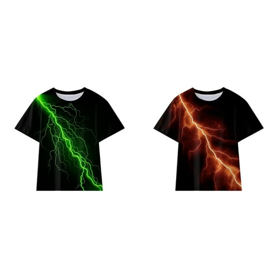 LUOGENLI 2 Pack Boys Shirts Size 10-12 Long Sleeve Toddler Boys Girls Shirt Fashion Cool 3D Prints Shirt Gift Trendy Kid Shirt Kid T Shirt Funny Youth Shirt Top Boys Shirts Size 10-12 150