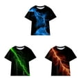 thumbnail image 1 of LUOGENLI 2 Pack Boys Shirts Size 5-6 Toddler Boys Girls Shirt Fashion Cool 3D Prints Shirt Gift Trendy Kid Shirt Kid T Shirt Funny Youth Shirt Top Boys Shirts Size 14-16 Soccer 110, 1 of 4