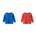 thumbnail image 1 of LUOGENLI 2 Pack Boys Shirts Size 5T Toddler Kids Girls Boys Long Sleeve Basic T Shirt Casual Tees Shirt Tops Solid Color Boys Shirts Size 10-12 Long Sleeve Boys Shirts Size 10-12 Cotton 100, 1 of 3