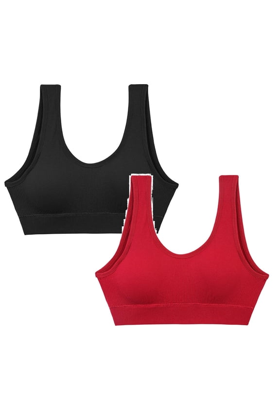 2 Pack Sports Bras for Women Padded Sewn in Women Back Wrap Chest without Steel Ring Gathering Bra Versatile Glare Yoga Sports Bra Sports Bras for Women Plus Size 4X M