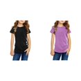 thumbnail image 1 of LUOGENLI 2 Pack T Shirts Crop Tops for Girls 7-8 Knot Tunic Button Short Girls Sleeve Tshirt Casual Tops Front Blouse Tee Kids Girls Tops Tops for Girls Trendy Summer Tops for Girls 6-7 M, 1 of 9