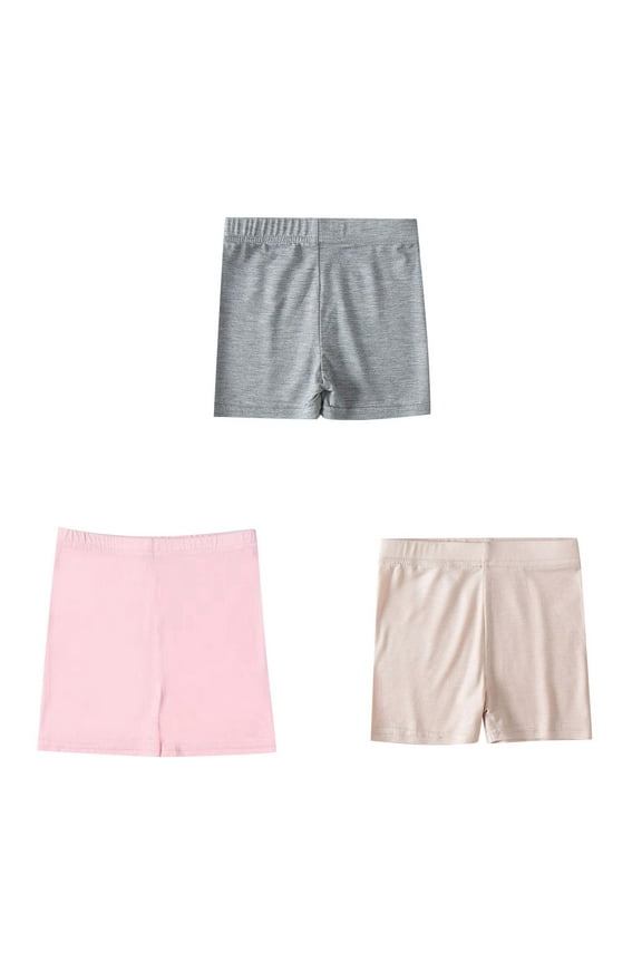 3 Pack Girl's Bras for Older Girl Kids Girls Dance Shorts Solid Color Breathable Bike Shorts Girl's Bras No Underwire Pack Girl Bras Underwire 160