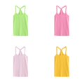 thumbnail image 1 of LUOGENLI 4 Pack T Shirts Shirts for Girls 6-7 Toddler Kids Girls Dance Tank Top Racerback Crop Tank Top Soild Sleeveless Sports Dance Top Ballet Gymnastics Dancewear Shirts for Girls 4T 100, 1 of 3