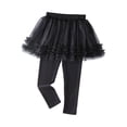 thumbnail image 1 of LUOGENLI Black Dresses for Girls 14-16 Little Girls Footless Leggings with Tutu Ruffle Skirt Stretchy Cotton Pantskirt Girls Dresses Size 8 Girls Dresses Size 7 Fancy 10-12 Years, 1 of 6