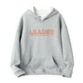 thumbnail image 1 of LUOGENLI Boy Hoodies Zip up Little Boys Girls Sweatshirts Long Sleeve Hooded Pullover Toddler Kids Winter Warm Shirt Sweater Tops Hoodies for Boys 9-10 Black Grey Size 11-12 Years, 1 of 5