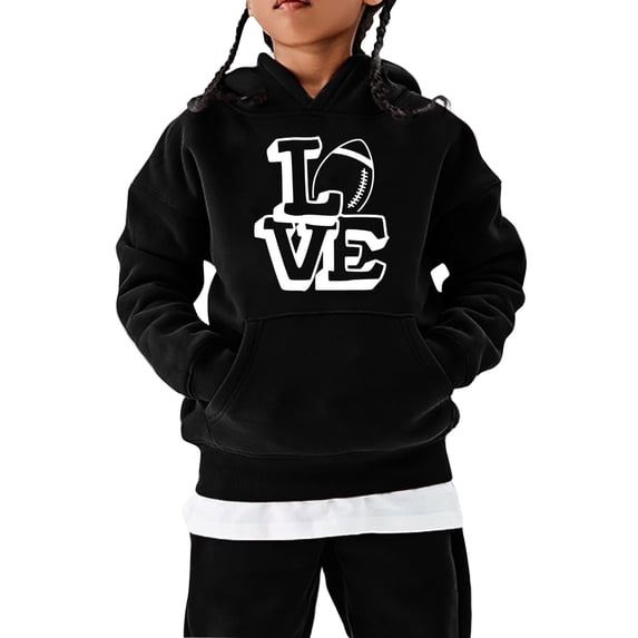 LUOGENLI Boys Hoodies Size 14-16 Zipper Football Fans Sports Gift Teen Sweatshirt Vintage Rugby Player Sports Retro Kids Boy Girl Rugby Pullover Hoodie Hoodies for Boys 10-12 Brown 9-10 Years