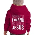 thumbnail image 1 of LUOGENLI Boys Hoodies Size 7-8 Sporting Girls Hoodies & Sweatshirts for Winter Casual Wear Round Neck Letter Print Pullover for Kids Ages 2 13 Outdoor and Daily Comfort Red Size 9-10 Years, 1 of 7