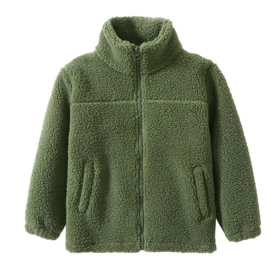 LUOGENLI Boys Jacket 4T Toddler Boys Girls Long Sleeve Winter Solid Color Warm Outwear Thicken Jacket Coat Boys Jacket Size 6 Boys Jackets Size 14-16 No Hood 10-12 Years