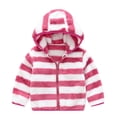 thumbnail image 1 of LUOGENLI Boys Jackets Size 8 Boys Outwear Zipper Toddler Warm Striped Kids Hooded Thick Coat Baby Girls Girls Coat&Jacket Boys Jackets Size 14-16 Lightweight Suit Jacket For Boys Size 14-16 6-7 Years, 1 of 9