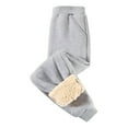 thumbnail image 1 of LUOGENLI Boys Pants Size 12 Children Pants Thick Casual Sports Warm Pants for Boys Girls Wearing Outside Pants Trousers Boys Pants Size 14-16 Jeans Boys Pants 4T Cotton Grey 4-5 Years, 1 of 4