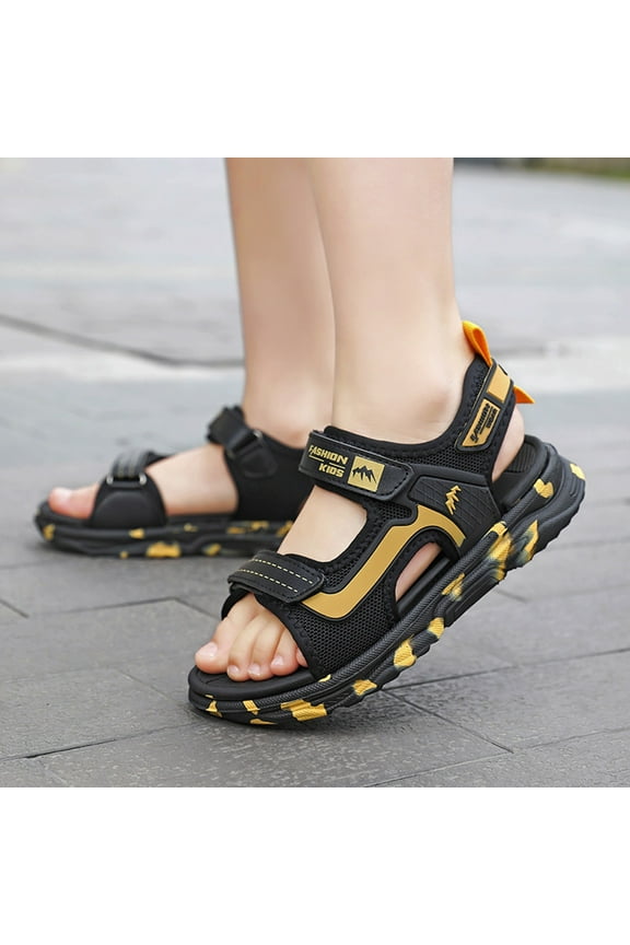 Boys Sandals Size 13C Kids Beach Sandals Fashion Soft Sole Sandals Comfortable Open Toe Sandals Outdoor Shoes Boys Sandals Size 12 Red Boys Sandals Size 12.5 Little Boys 30