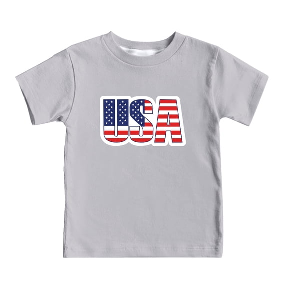 LUOGENLI Boys Shirts Size 10-12 Baseball Kids Summer Short Sleeve Independence Day Letter Printed T Shirt Top Casual Shirt Children's Clothes Boys Shirts Size 7/8 Boys T Shirts 10-12 10-11 Years