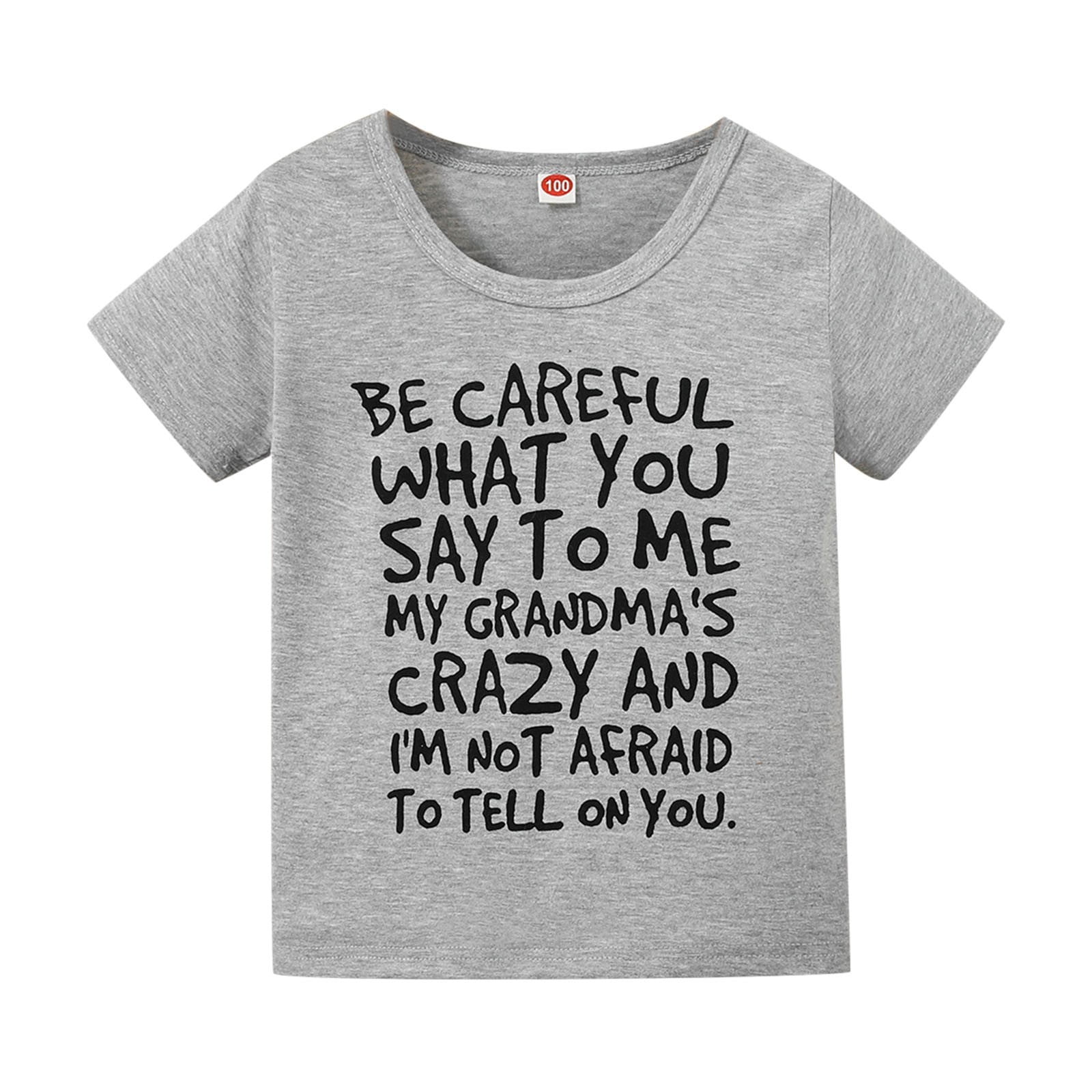 LUOGENLI Boys Shirts Size 7 Blue Kids Toddler Children Boys Spring Summer Print Letter Tshirt Clothing Boys Shirts 6 Year Old Boys Shirts Size 14-16 Set 4-5 Years