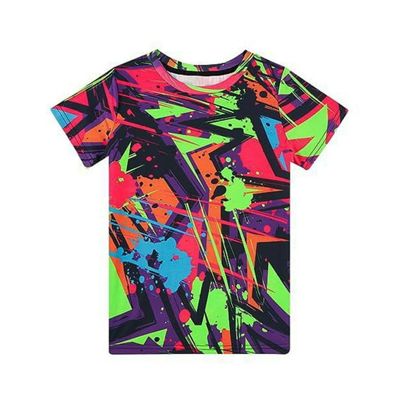 LUOGENLI Boys Shirts Size 8-10 Toddler Boys Girls Shirt Fashion Cool 3D Prints Shirt Gift Trendy Kid Shirt Kid T Shirt Funny Youth Shirt Top Boys T Shirts Size 15-16 Years