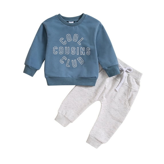 LUOGENLI Boys Shorts 4T-5T Toddler Boys Long Sleeve Letter Prints Tops and Pants Child Kids 2Pcs Set Outfits Kids Clothese Boys Shorts Size 12-14 Boys Shorts 4T-5T 18-24 Months