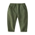 thumbnail image 1 of LUOGENLI Boys Shorts 5T Cotton Toddler Boy Girl Soild Pants Overalls Casual Pants for Children Clothes Boys Shorts Size 8-10 Youth Boys Shorts 5T 18-24 Months, 1 of 8