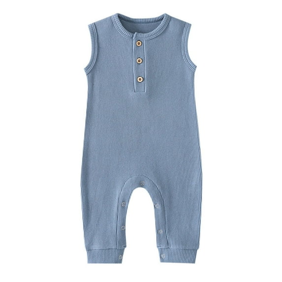 LUOGENLI Boys Shorts 5T Sets Baby Boy Girl Sleeveless Romper Clothes Solid Unisex Knitted Bodysuit Jumpsuits Boys Shorts 4T Boys Shorts Size 5T-6T 6-9 Months