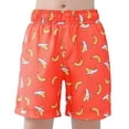 thumbnail image 1 of LUOGENLI Boys Shorts Size 12-14 Toddler Boy Girl Print Shorts Overalls Casual Pants for Children Summer Clothes Boys Shorts Size 12 Boys Shorts Size 10-12 Youth Orange 150, 1 of 6