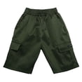 thumbnail image 1 of LUOGENLI Boys Shorts Size 14-16 5 Inch Inseam Boys Kids Cargo Shorts Youth Boy'S Casual Solid Color Stretch Shorts Outdoor Cargo Bottoms Boys Shorts&nbsp; Green 14-15Years, 1 of 8