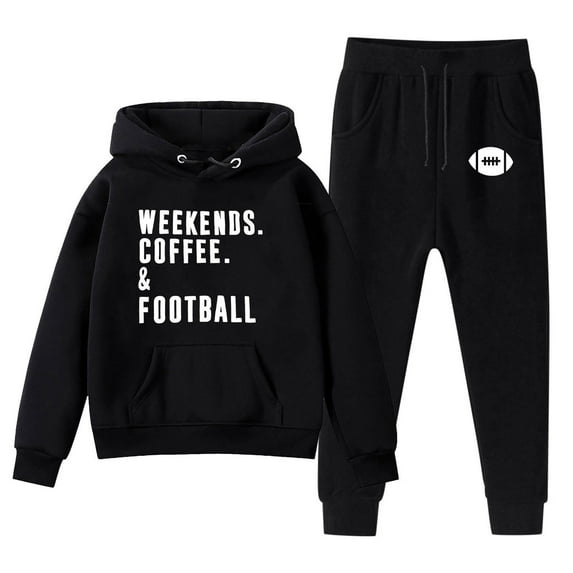 LUOGENLI Boys Shorts Size 14-16 with Pockets Kids Hoodie Sweatshirt and Sweatpants Cartoon Football Prints Pullover Hoodie Set Tracksuit 2 Piece Outfits Boys Shorts Size 12-14 Youth Khaki 4-5Years