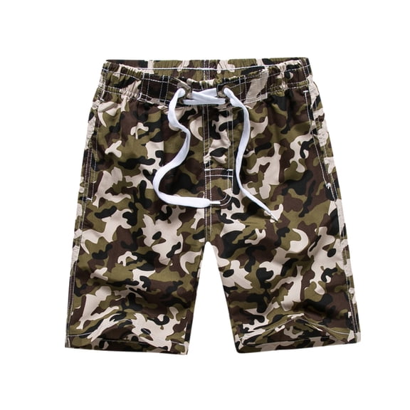 LUOGENLI Boys Shorts Size 6 Cotton Prints Beach Kids Girls Bathing Suit Toddler Swim Shorts Boys Swimming Pull on Trunks Swimsuit Boys Swimwear Boys Shorts Size 10 Boys Shorts Green 6-7 Years