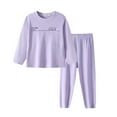 thumbnail image 1 of LUOGENLI Boys Shorts Size 8 Toddler Girls Boys Baby Soft Pajamas Toddler Cartoon Prints Long Sleeves Kid Sleepwear Top Pants Sets Outfits Boys Shorts Size 8 Athletic 6-7 Years, 1 of 4