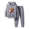 thumbnail image 1 of LUOGENLI Boys Suits Size 16 Blue Toddler Boys Girls Winter Christmas Long Sleeve Cartoon Prints Hoodie Tops Pants 2Pcs Outfits Clothes Set Boys Suits Size 6T 7T Boys Suits Size 10Y 5-6 Years, 1 of 4