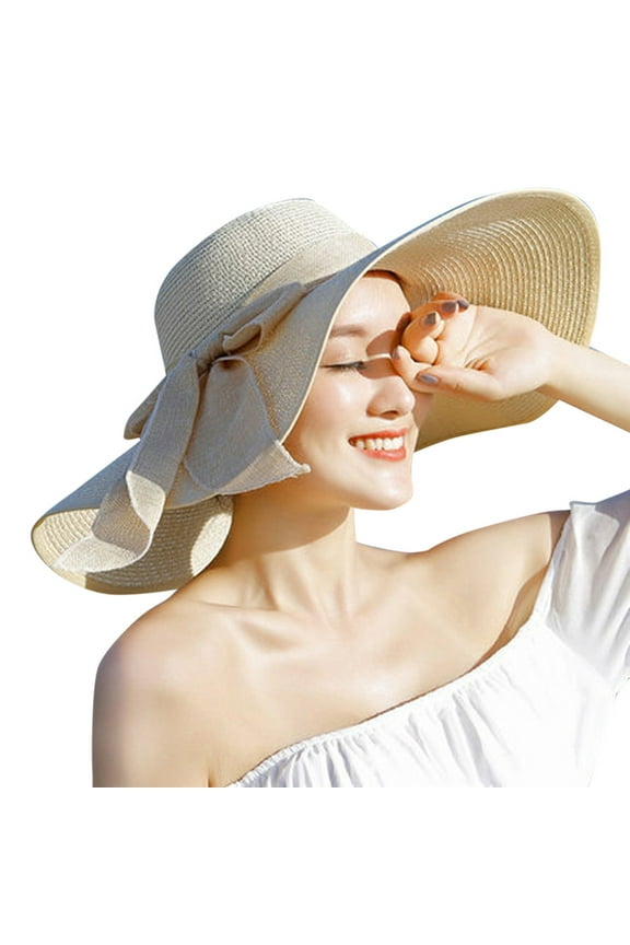 Bucket Hats for Men Designs Women Big Straw Hat Sun Floppy Wide Hats New Bowknot Folding Beach Cap Sun Hats for Women Packable Ponytail Trucker Hats Women Funny Husband