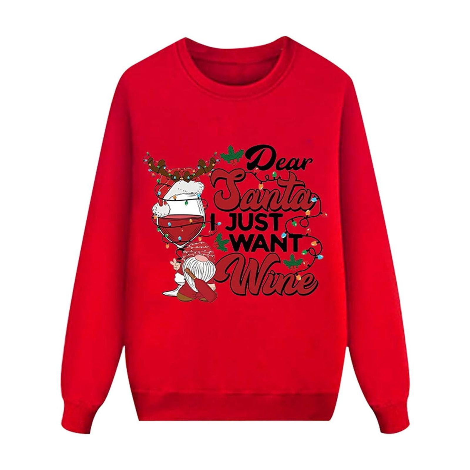 LUOGENLI Couple Matching Outfits for Vacation Christmas Glass Printed