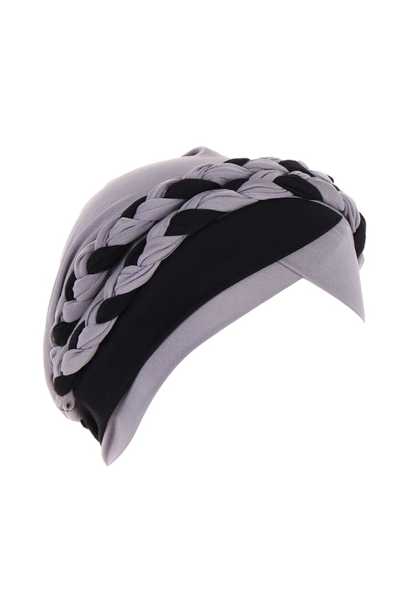 Cowboy Hat Hanger Bracket New Double Striped Two Color Turban Hat European and Fashion Braided Hat Turban Hat Wide Brim Bucket Hats For Men Cowboy Hat Straw Topper