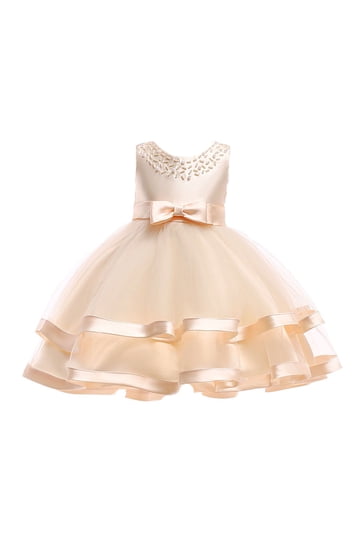 Little Girls Easter Dresses in Girls Easter Dresses | Gold - Walmart.com