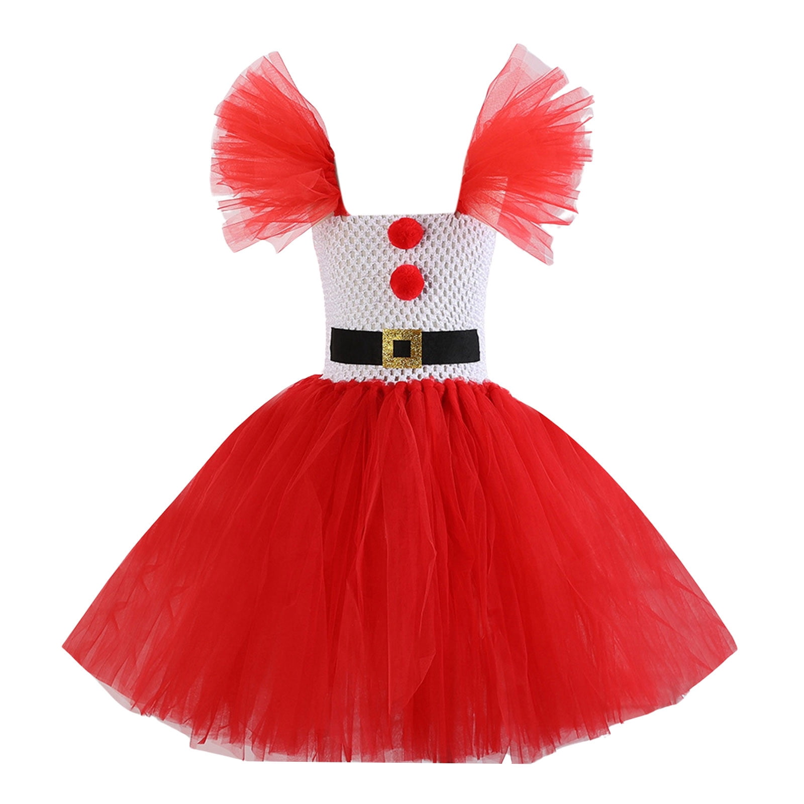 Robe De Fille FRANDY COLLECTION Taille 12 - Blanche à Volants, Manches Longues, Pour Occasion Spéciale