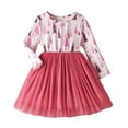 thumbnail image 1 of LUOGENLI Dresses for Girls 7-8 Western Child Xmas Girls Dresses Party Dance Kids Christmas Dress Girls Dresses Size 14-16 Fall Size 7-8 Years, 1 of 7
