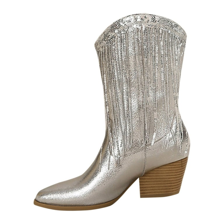 シモンズグランドセール Boots Cowboy Female LUOGENLI for Color Solid 12 Size Women タイヤ・ホイール