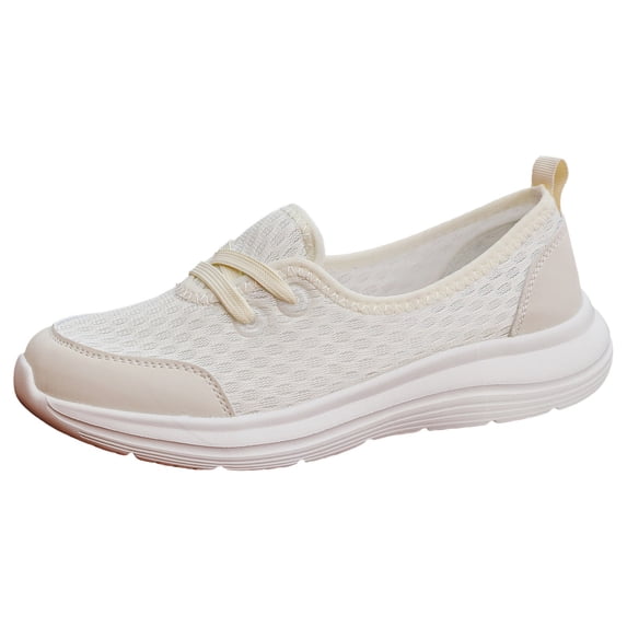 LUOGENLI Female Sneakers Women Size 11 Women Shoes Soft Soled Mesh Casual Shoes Low Top Flat Soled Walking Shoes Sneakers Women Size 9 Women's Sneakers Wide