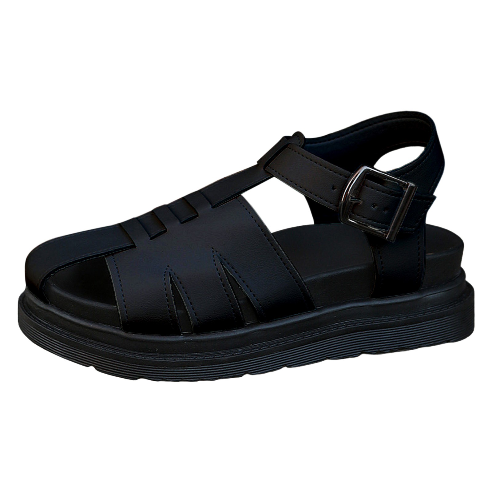 Size 2 black sandals sale
