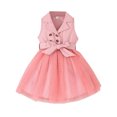 thumbnail image 1 of LUOGENLI Girl Summer Outfits Size 10-12 Skirt and Top Toddler Girls Princess Dresses Sleeveless Button Tops Sun Dress Tutu Skirts Outfit Girls Summer Outfits Size 14-16 Dresses 2-3 Years, 1 of 3