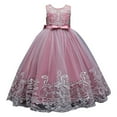 thumbnail image 1 of LUOGENLI Girls Dresses Size 14-16 Fancy Children's Sequin Children's Dress Big Bow Princess Dress Girl Flower Girl Dress Kids Dress Dresses for Girls 7-8 Years Old Fancy Red 140, 1 of 7