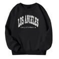 thumbnail image 1 of LUOGENLI Girls Hoodies Size 6 Girls Casual Crewneck Sweatshirts Long Sleeve Cute Pullover Oversized Lightweight Tops Hoodies for Girls 10-12 Baggy Preppy Black 6-7 Years, 1 of 8