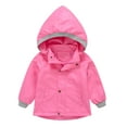 thumbnail image 1 of LUOGENLI Girls Jackets Size 7-8 Toddler Boys Girls Winter Coat With Pocket Hooded Jacket Zipper Windproof Outwear Girls Jackets Size 8-10 Girls Jackets Size 10-12 Dressy 2-3 Years, 1 of 4