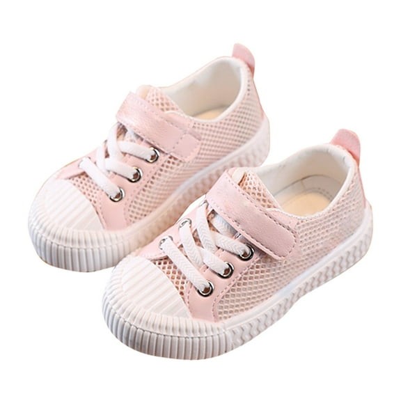 LUOGENLI Girls Shoes Size 4 Spring and Summer New Mesh Rubber Sole Non Children's Cute Cartoon Casual Sports Shoes Girls Shoes Size 2 Big Kid Shoes for Girls Size 2 1/2 24