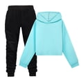 thumbnail image 1 of LUOGENLI Girls Summer Outfits Size 10-12 for the Beach 4th of July Child Toddler Boys Girls Long Sleeve Prints Warm Hoodie Pullover Tops Pants Kids Outfits Sweat Suit 4-5 Years, 1 of 3