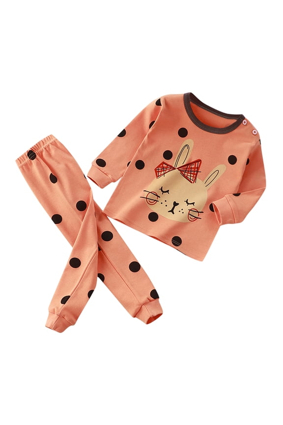 Girls Summer Outfits Size 6-7 4th of July Girls Boys Toddler Soft Pajamas Toddler Cartoon Prints Long Sleeve Kid Sleepwear Sets Girls Summer Outfits Girls Summer Outfits Size 12 2-3 Years