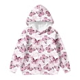 thumbnail image 1 of LUOGENLI Girls Sweatshirt Sets Size 8 Kids Boys Girls Hooded Jacket Prints Hoodie Sweatshirt Toddler Child Pullover Teen Girl Sweatshirts Size 2-3 Years, 1 of 4