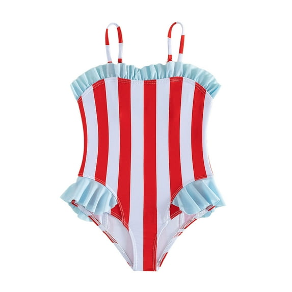 LUOGENLI Girls Swimsuit Size 12-18 Months Girls 3 Pieces Beach Bikini Bathing Suit with Pants Summer Casual Holiday Swimwear Cover up Sets Girls Swimsuits Size 6-8 5-6 Years