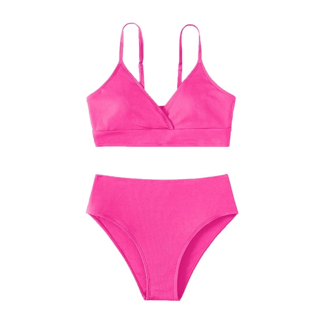 LUOGENLI Girls Swimsuits Size 10-12 Two Piece Girls Bikini Swimsuits with Shorts Kid 3 Piece Bikini Sets Sport Bathing Suits Girls Swimsuit Size 7-8 Girls Swimsuit Size 10 Tankini 14-16 Years